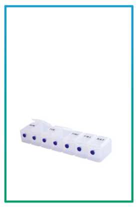 صورة حافظة دواء إسبوعية ritecare bnbx32 pill box