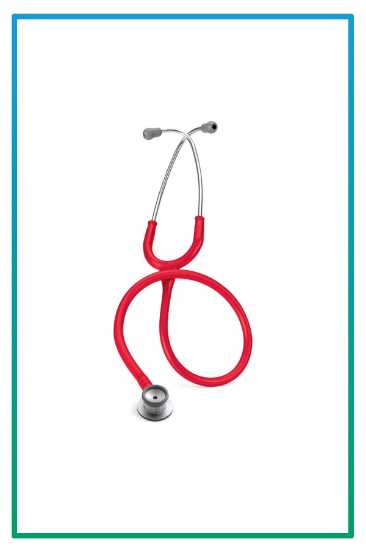 صورة سماعة طبيب littmann classic 3 3m Red tube