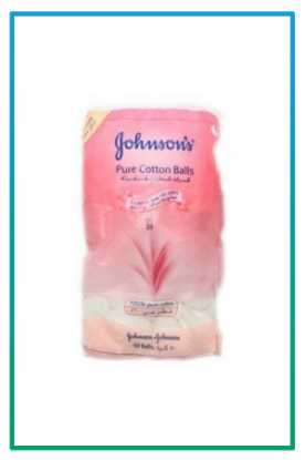 صورة كرات قطن جونسون 50 حبة