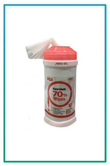 صورة مناديل كحولية عبوة 200 / كحول70%