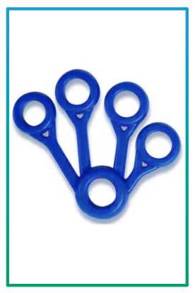 صورة تمرين مد الاصابع ازرق شديد جدا