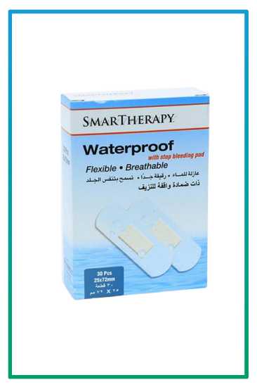 صورة لصقات جروح ضد الماء SMARTTHERAPYعبوة 30