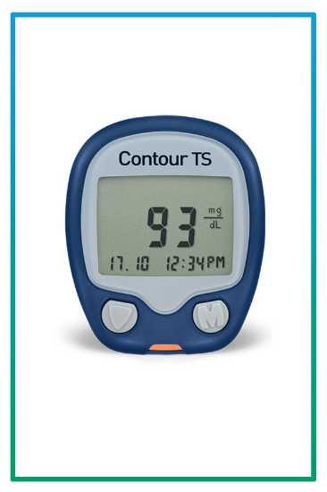 صورة جهاز فحص السكر فالدم contour ts