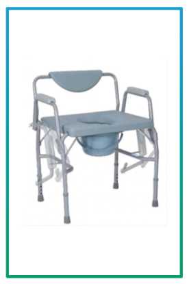 صورة كرسي حمام رصاصي عريض ذراع متحرك GT7005N