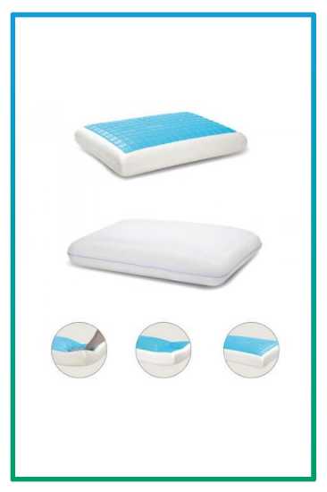 صورة وسادة كلاسيكية الشكلMYRIST DO2-206 MEMORY FOAM SOFT TECH GEL TRADITIONAL