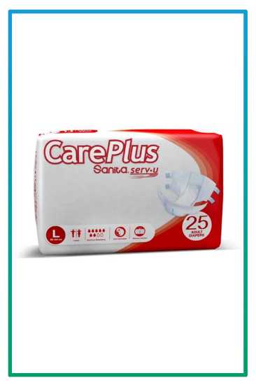 صورة حفائظ كبار سن careplus مقاس كبير L