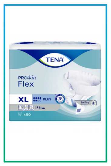 صورة حفائظ كبار سن tena flex المقاس XL