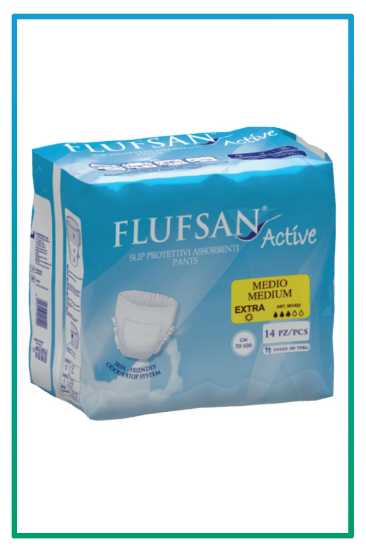 صورة حفائظ كلوت FLUFSAN ACTIVE مقاس M