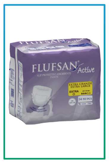 صورة حفائظ كلوت FLUFSAN ACTIVE مقاس XL