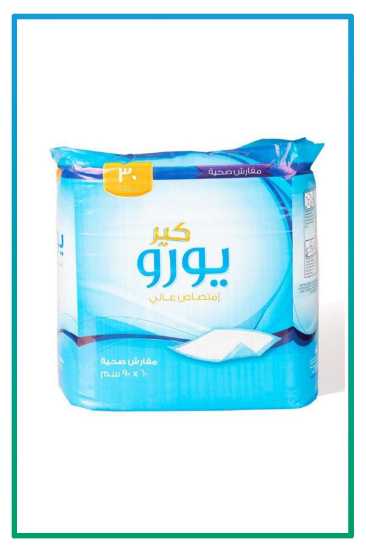 صورة مفارش طبية 60*90 يورو كير