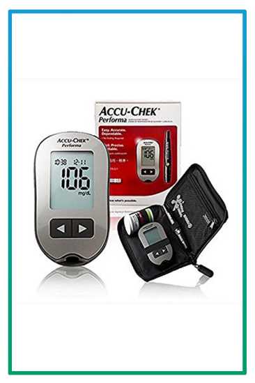 صورة جهاز قياس نسبة السكر بالدم accu-chek performa