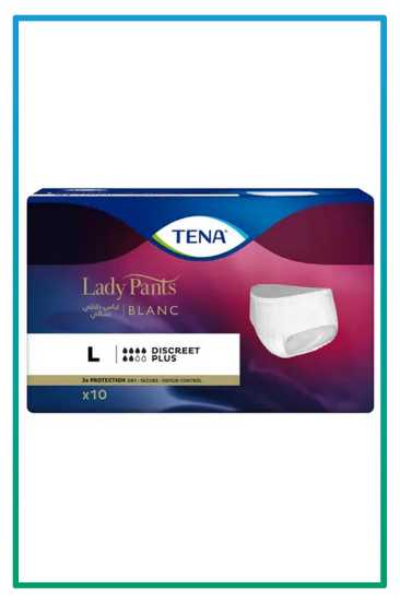 صورة حفائظ كبار سن tena lady pants مقاس Mنسائي